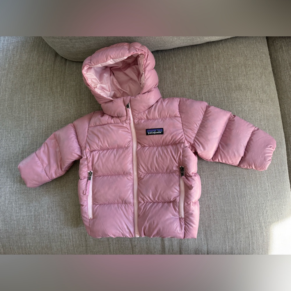 Hi-Loft Down Sweater Hoodie 12-18 month size Infant Toddler Patagonia